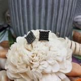 1.75 Carat (ctw) 10k White Gold Black Round Diamond Square Shaped Stud Earrings