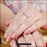 2.00 Carat (ctw) Princess & Round White Diamond Ladies Bridal 3 Stone Engagement Ring 2 CT 14K White Gold