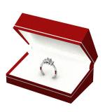 1.50 Carat (ctw) 14K White Gold Princess Cut White Cubic Zirconia Ladies Bridal 3 Stone Engagement Ring 1 1/2 CT