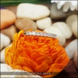 0.50 Carat (ctw) 14k White Gold Princess Cut White Diamond Ladies Bridal Wedding Band Anniversary Stackable Ring 1/2 CT