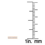 0.15 Carat (ctw) 10K Rose Gold Round Diamond Ladies Milgrain Anniversary Wedding Stackable Band
