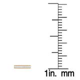 0.15 Carat (ctw) 14K Yellow Gold Round Diamond Ladies Milgrain Anniversary Wedding Stackable Band