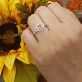 0.25 Carat (ctw) 14K White Gold Round White Diamond Ladies Swirl Engagement Semi-Mount Ring 1/4 CT (No Center Stone)