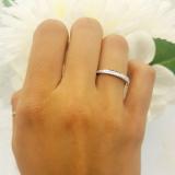 0.25 Carat (ctw) 10k White Gold Round Diamond Ladies Anniversary Wedding Band Stackable Ring 1/4 CT