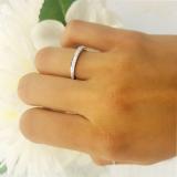 0.25 Carat (ctw) 10k White Gold Round Diamond Ladies Anniversary Wedding Band Stackable Ring 1/4 CT
