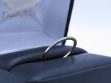 0.08 Carat (ctw) 14k White Gold Round White Diamond Ladies Dainty Anniversary Wedding Band Stackable Ring