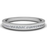 0.25 Carat (ctw) 10K White Gold Princess Cut White Diamond Ladies Anniversary Wedding Band Stackable Ring 1/4 CT