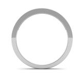 0.25 Carat (ctw) 10K White Gold Princess Cut White Diamond Ladies Anniversary Wedding Band Stackable Ring 1/4 CT