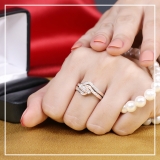 0.60 Carat (ctw) 10K Rose Gold Real Round Diamond Ladies Swirl Style Bridal 3 Stone Engagement Ring With Matching Band Set