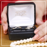 0.60 Carat (ctw) 10K Yellow Gold Real Round Diamond Ladies Swirl Style Bridal 3 Stone Engagement Ring With Matching Band Set