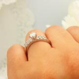 1.00 Carat (ctw) 14K White Gold Round Diamond Ladies Bridal Engagement Ring With Matching Band 1 CT