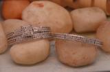 0.20 Carat (ctw) Sterling Silver Round Cut Diamond Men and Women's Micro Pave Engagement Ring Trio Bridal Set 1/5 CT