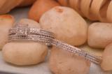 0.20 Carat (ctw) Sterling Silver Round Cut Diamond Men and Women's Micro Pave Engagement Ring Trio Bridal Set 1/5 CT