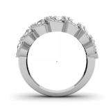 1.75 Carat (ctw) 14K White Gold Round Diamond Ladies Designer Cocktail Right Hand Ring 1 3/4 CT
