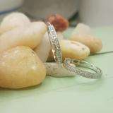 0.30 Carat (ctw) Sterling Silver Real Round Cut Diamond Ladies Hoop Earrings 1/3 CT