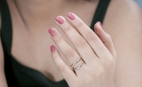 0.25 Carat (ctw) 10K Rose Gold Round Diamond Ladies Anniversary Wedding Band Enhancer Guard Double Ring 1/4 CT