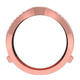 0.25 Carat (ctw) 10K Rose Gold Round Diamond Ladies Anniversary Wedding Band Enhancer Double Guard Ring 1/4 CT