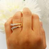 0.50 Carat (ctw) 10K White Gold Round Diamond Ladies Anniversary Wedding Band Enhancer Guard Double Ring 1/2 CT