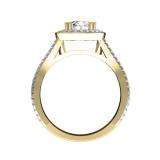 0.50 Carat (ctw) 10K Yellow Gold Round Cut Diamond Ladies Semi Mount Bridal Engagement Ring 1/2 CT (No Center Stone)