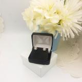 0.55 Carat (ctw) 10K Rose Gold Real Round Cut White Diamond Ladies Cluster Flower Halo Stud Earrings 1/2 CT