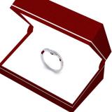 0.20 Carat (ctw) 10K White Gold Round Cut Diamond Ladies Anniversary Wedding Band Guard Ring 1/5 CT
