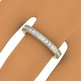 0.33 Carat (ctw) 10K Yellow Gold Round Cut Diamond Ladies Milgrain Anniversary Wedding Stackable Band 1/3 CT