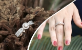 0.80 Carat (ctw) 14K Rose Gold Round Cut Diamond Ladies Bridal Vintage Halo Style Engagement Ring 3/4 CT