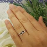 0.25 Carat (ctw) Sterling Silver Round Black & White Diamond Ladies 3 Stone Engagement Bridal Promise Ring 1/4 CT