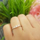 0.40 Carat (ctw) 14K Yellow Gold Round Cut Diamond Ladies Bridal 5 Stone Engagement Ring