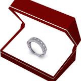0.40 Carat (ctw) 10K White Gold Round Cut Diamond Ladies Vintage Style Milgrain Anniversary Wedding Stackable Band