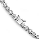 5.00 Carat (ctw) 14K White Gold Real Round Diamond Ladies Tennis Necklace 5 CT