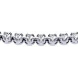 5.00 Carat (ctw) 14K White Gold Real Round Diamond Ladies Tennis Necklace 5 CT