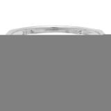 0.50 Carat (ctw) 18K White Gold Round Diamond Ladies Anniversary Wedding Band Enhancer Swirl Double Guard Ring  1/2 CT