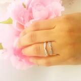 0.33 Carat (ctw) 14K Yellow Gold Round Cut Diamond Ladies Anniversary Wedding Band Enhancer Guard Double Chevron Ring 1/3 CT