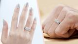 0.28 Carat (ctw) 10K White Gold Round Cut Diamond Men & Women's Cluster Engagement Ring Trio Bridal Set 1/4 CT