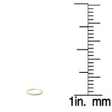 0.22 Carat (ctw) 14K Yellow Gold Round Cut White Cubic Zirconia Ladies Anniversary Wedding Stackable Band