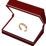 0.15 Carat (ctw) 14K Rose Gold Round Cut Diamond Ladies Anniversary Wedding Band
