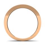 0.15 Carat (ctw) 18K Rose Gold Round Cut Diamond Ladies Anniversary Wedding Band