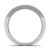 0.15 Carat (ctw) 18K White Gold Round Cut Diamond Ladies Anniversary Wedding Band