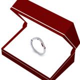 0.10 Carat (ctw) 14K White Gold Round Cut Diamond Ladies Stackable Anniversary Wedding Band 1/10 CT