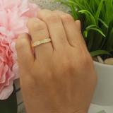 0.25 Carat (ctw) 10K Yellow Gold Round Cut Diamond Ladies Stackable Anniversary Wedding Band 1/4 CT