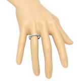IGI CERTIFIED 0.25 Carat (ctw) 14K White Gold Round Cut Diamond Ladies Stackable Anniversary Wedding Band 1/4 CT