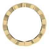 0.33 Carat (ctw) 10K Yellow Gold Round Cut Diamond Ladies Bridal Anniversary Wedding Swirl Band 1/3 CT