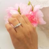 1.15 Carat (ctw) 14K White Gold Round Diamond Ladies 3-Stone Bridal Engagement Ring