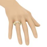0.35 Carat (ctw) 10K Yellow Gold Princess Cut Diamond Ladies Anniversary Wedding Stackable Ring Band