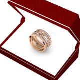 1.00 Carat (ctw) 10K Rose Gold Round Cut Diamond Ladies Vintage Eternity Anniversary Wedding Band 1 CT