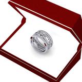 1.00 Carat (ctw) 14K White Gold Round Cut Diamond Ladies Vintage Eternity Anniversary Wedding Band 1 CT