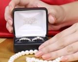 2.00 Carat (ctw) 14K White Gold Princess & Round Diamond 3 Stone Ladies Engagement Bridal Ring Set Matching Band 2 CT