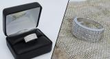 0.95 Carat (ctw) 14K White Gold Round Cut Diamond Ladies Anniversary Wedding Band 1 CT