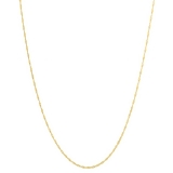 10 Karat Yellow Gold Loose Rope Chain Necklace (18 inch)